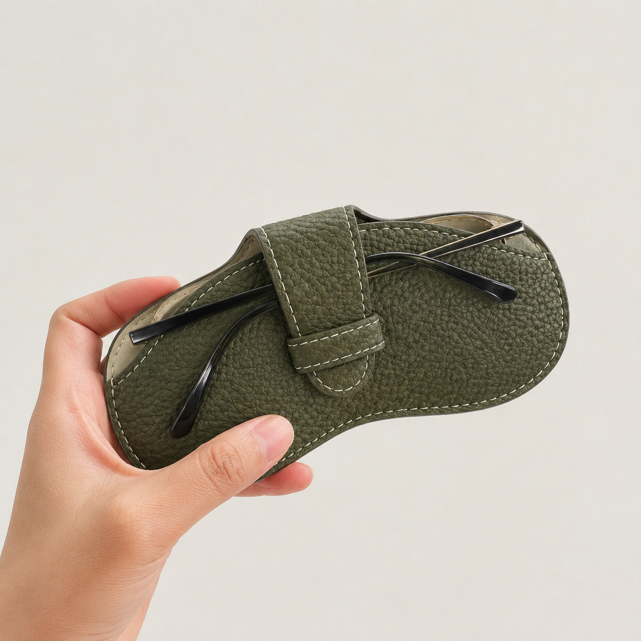 Sunglasses Case Glasses Storage Bag Eyewear Organizer Bag Premium Leather Pouch