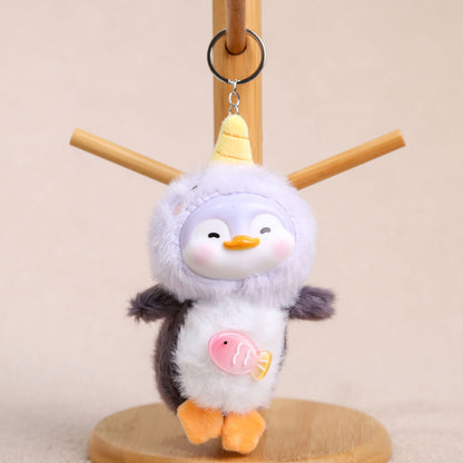 Cartoon Plush Key Chain Vinyl Plush Rabbit Bag Charm Collectible Doll