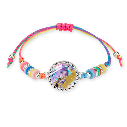 KPOP Demon Hunter Colorful Beaded Bracelet – Boho Adjustable Polymer Clay Charm Bracelet