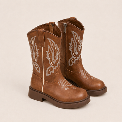 Girls Western Cowboy Boots – Glitter & Embroidered Styles