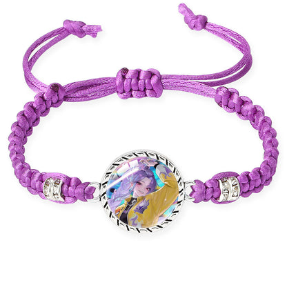 K-POP Demon Hunters Series Bracelet Set Creative Charm Braided Adjustable Bracelets