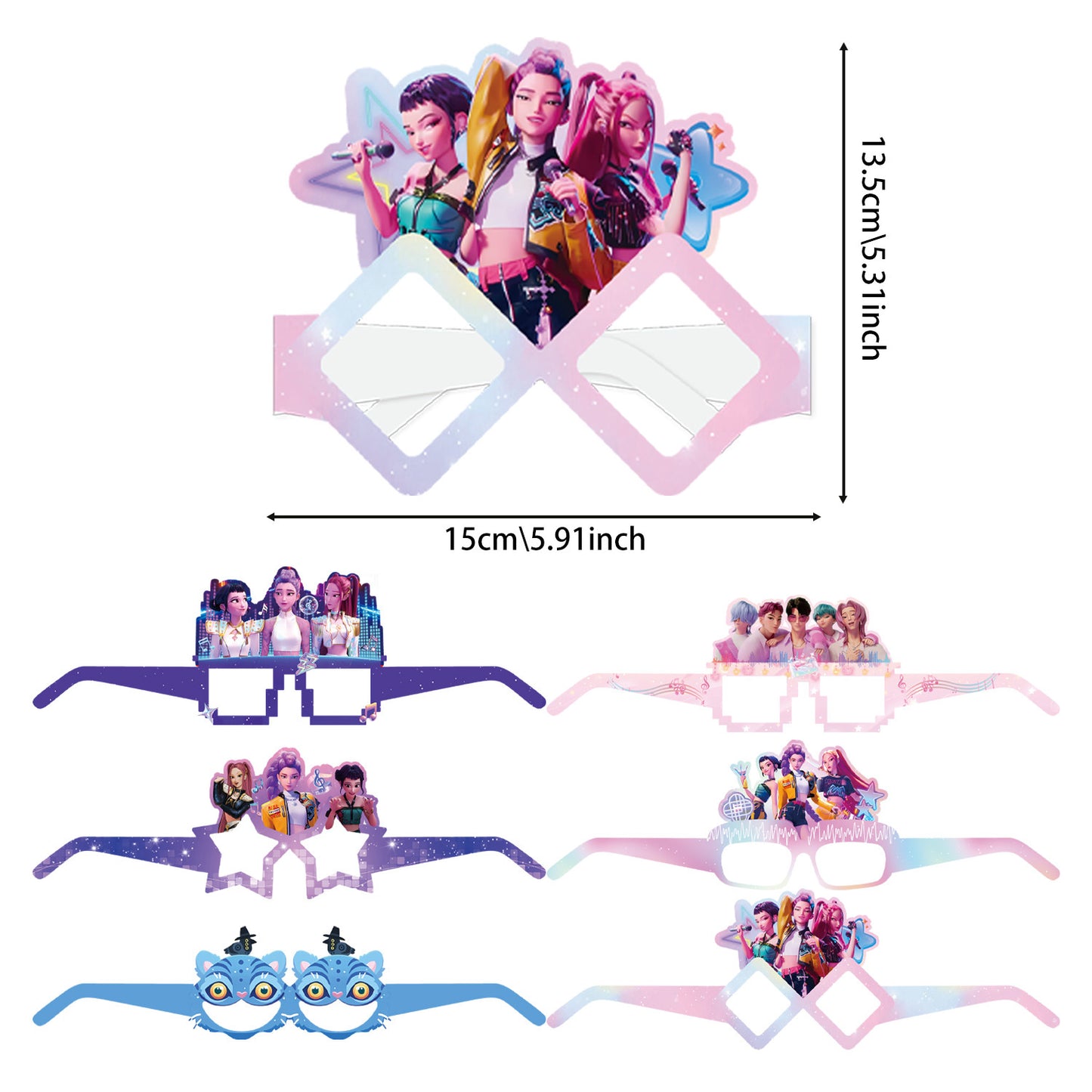Demon Hunters & Saga Boy Band Birthday Party Supplies – Themed Tableware and Decorations