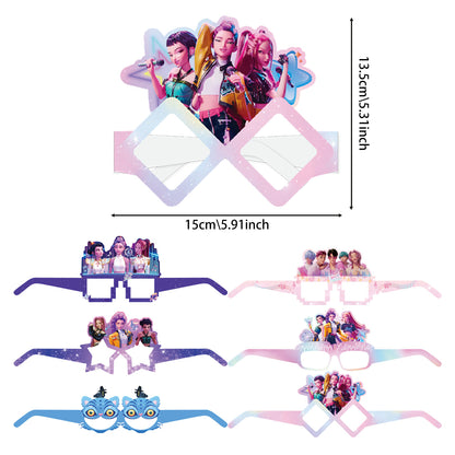 Demon Hunters & Saga Boy Band Birthday Party Supplies – Themed Tableware and Decorations