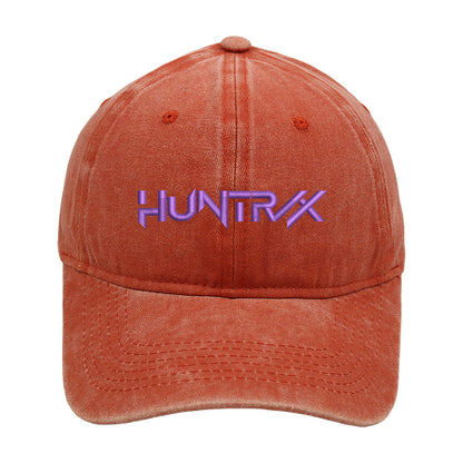 K-Pop Demon Hunter HUNTR/X Embroidered Washed Baseball Cap – Unisex Casual Hat