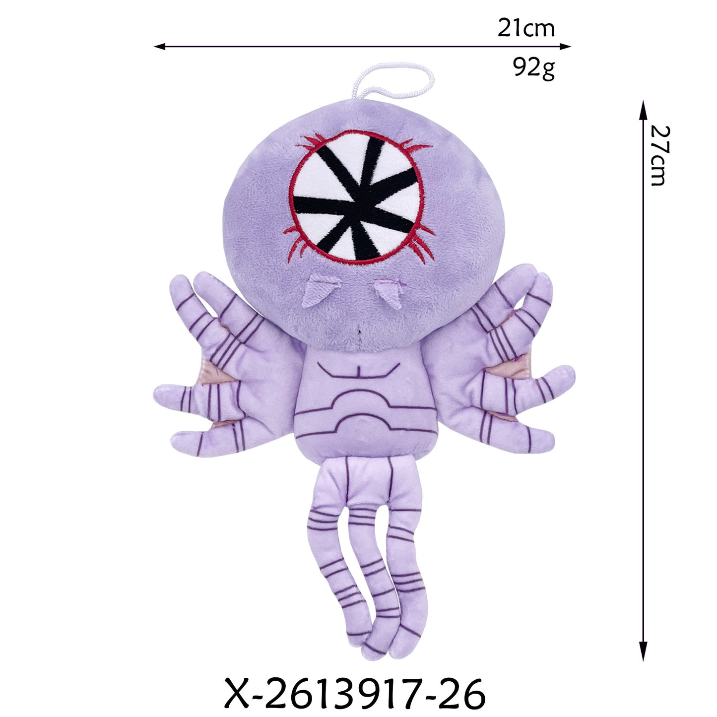 Stranger Things Demogorgon Plush Keychain Monster Flower Soft Doll Bag Charm