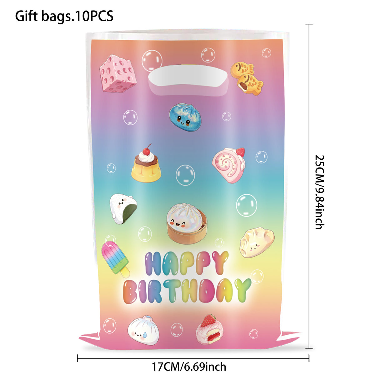 Kawaii Squishy Toy Themed Birthday Party Supplies – Cute Cartoon Paper Plates, Cups, Napkins, Tablecloth & Decorations