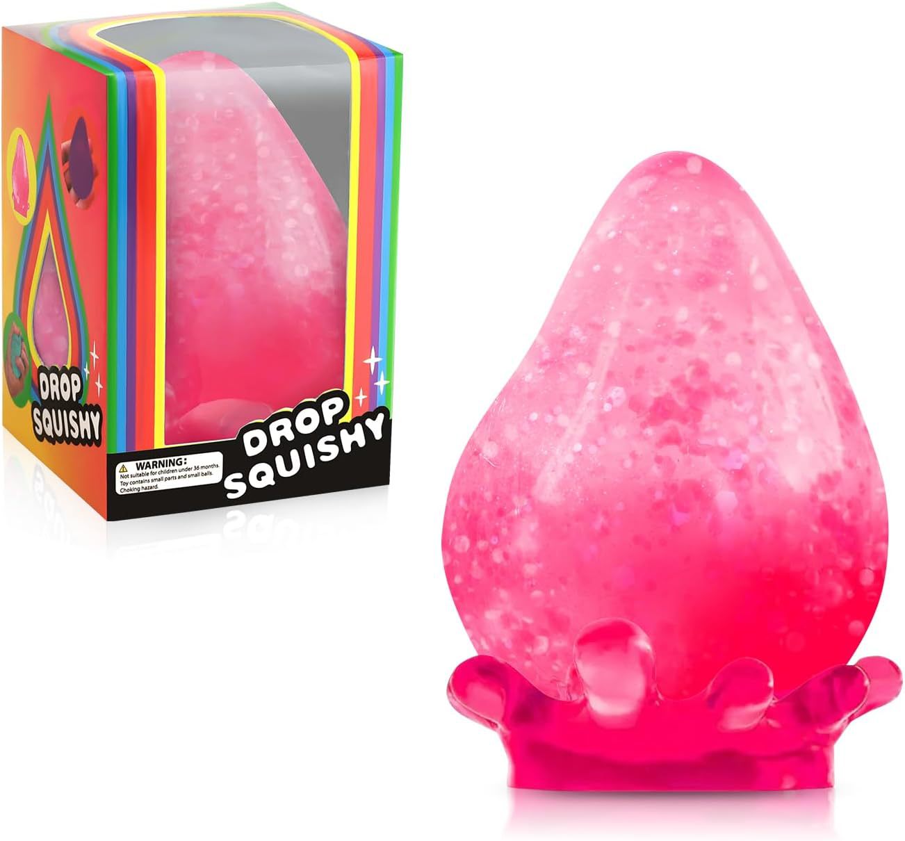 Nice Cube Teardrop Bear Toy Slow Rising Stress Relief Squeeze Toy Boxed Set