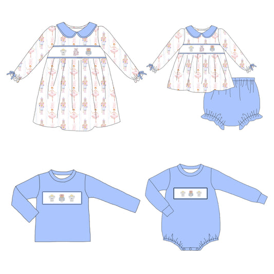 Nutcracker Christmas Smocked Collection | Holiday Magic for Little Ones