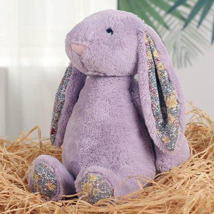 Soft Plush Bunny Rabbit Toy Classic Floppy Ears Stuffed Animal, Cuddly Gift for All Ages