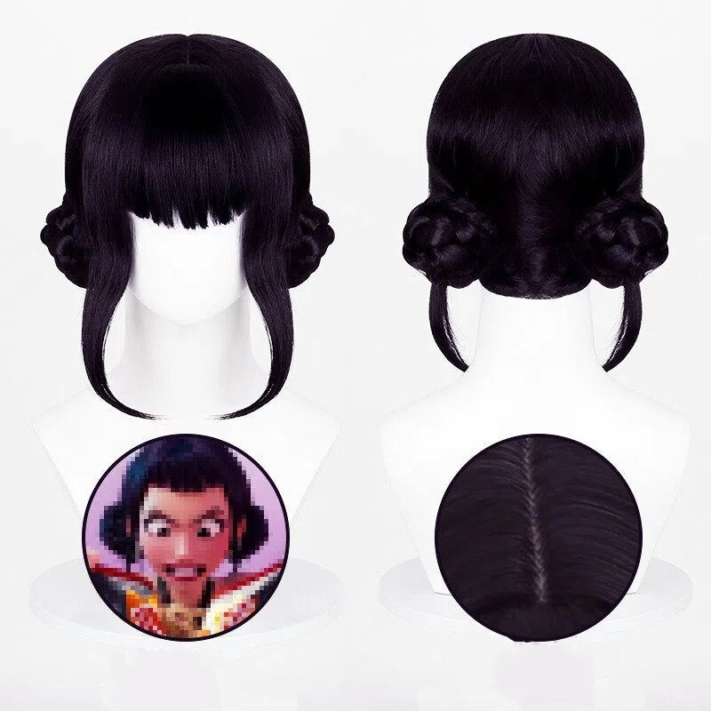 K-Pop Demon Hunters Saja Boy Group Cosplay Wig with Natural-Look Scalp | Anime Costume Wig