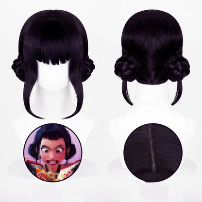 K-Pop Demon Hunters Saja Boy Group Cosplay Wig with Natural-Look Scalp | Anime Costume Wig