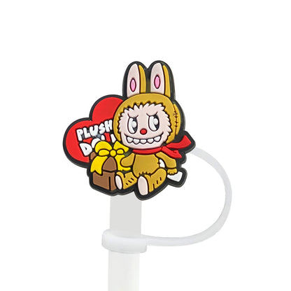 Labubu Silicone Straw Toppers – Cute Reusable Dust Caps for 10mm Large Tumbler Straws