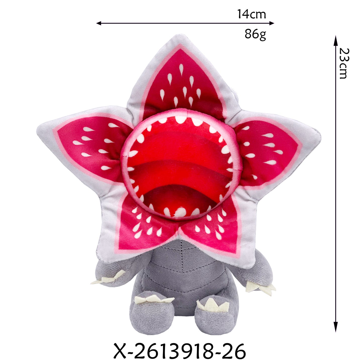 Stranger Things Demogorgon Plush Keychain Monster Flower Soft Doll Bag Charm