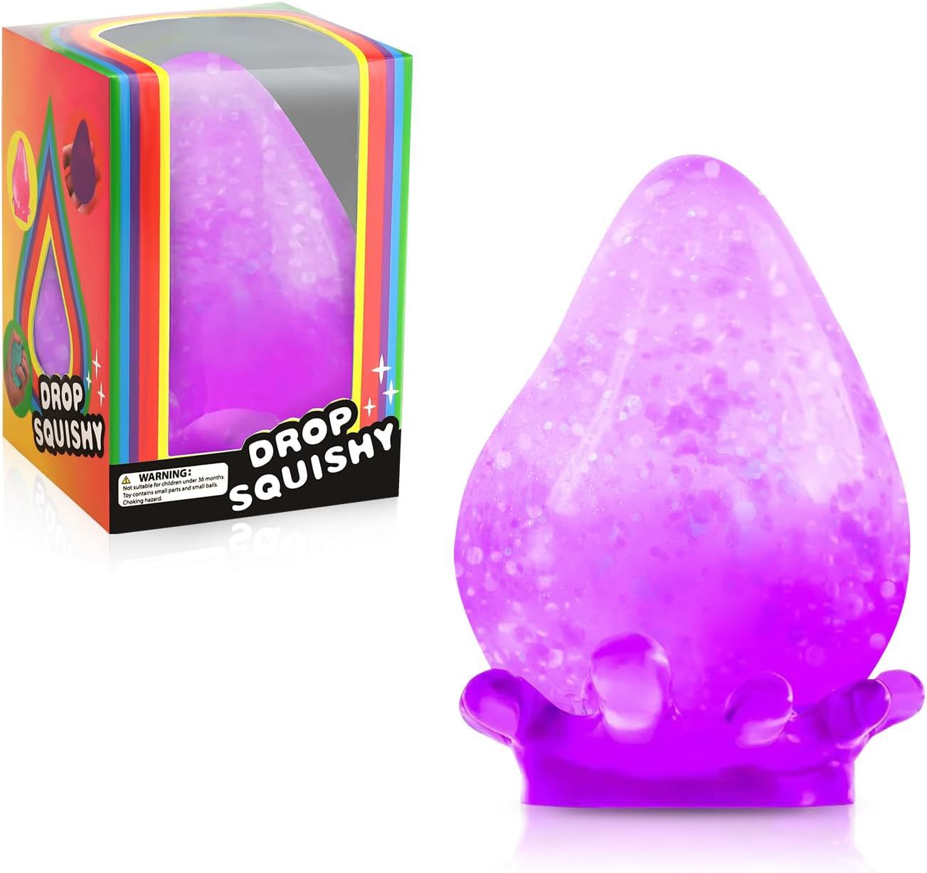 Nice Cube Teardrop Bear Toy Slow Rising Stress Relief Squeeze Toy Boxed Set