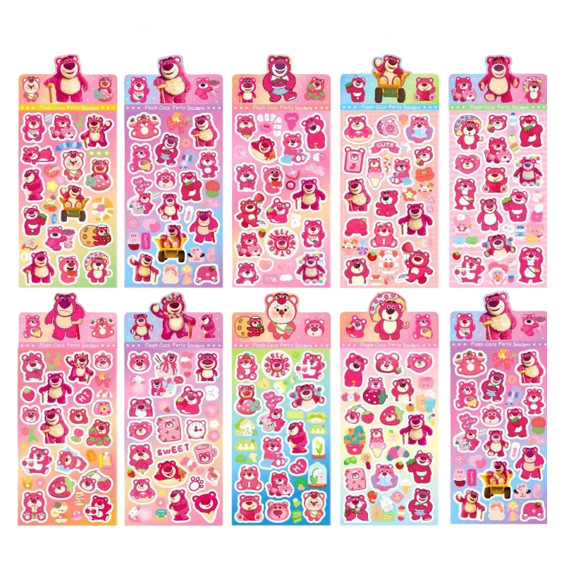 K-pop Demon Hunters Holographic Stickers Set Cartoon Designs for Journals and Scrapbooks