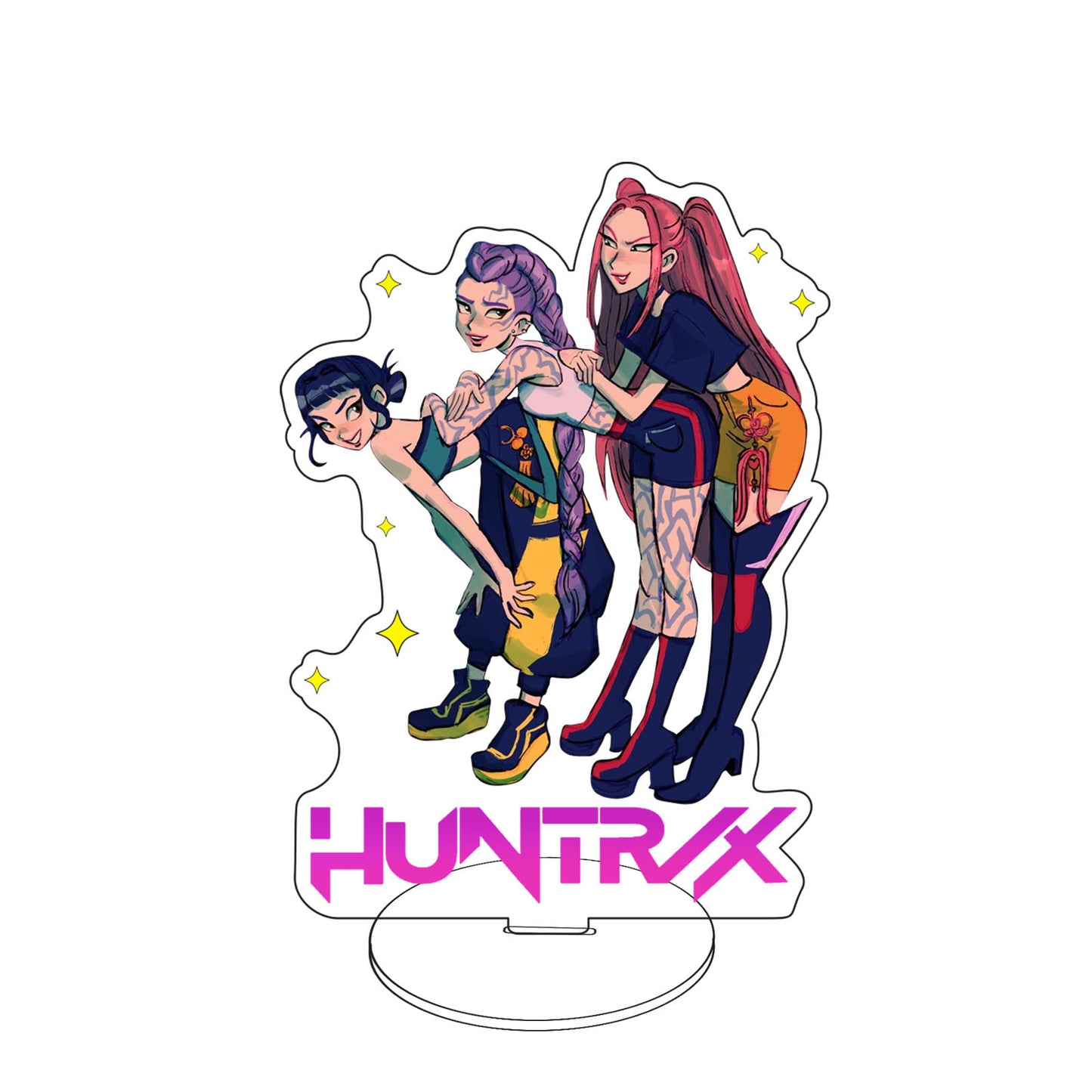 K-Pop Demon Hunters Acrylic Standee Desktop Decoration Trendy Merchandise
