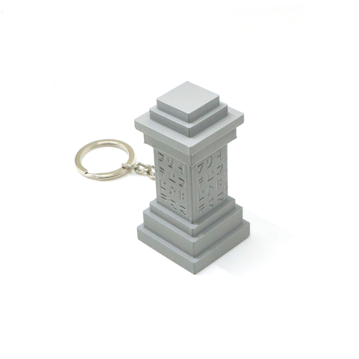 3D Printed Pixel Block Fidget Clicker Keychain – Mechanical Keyboard Feel Push Button Toy & Bag Charm