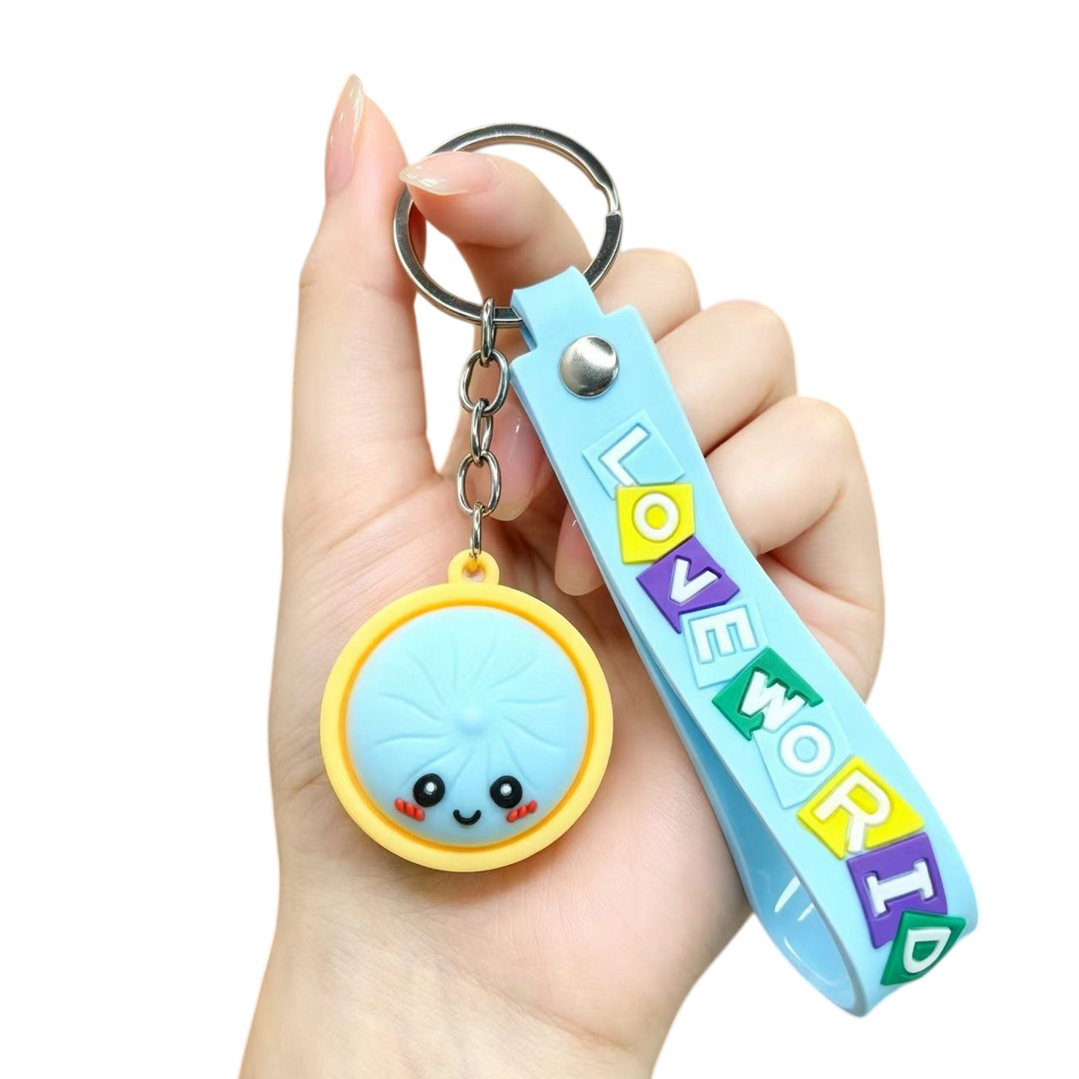 Food & Dessert Butter, Cheese & Bao Bun Keychains Silicone Bag Charms & Accessories