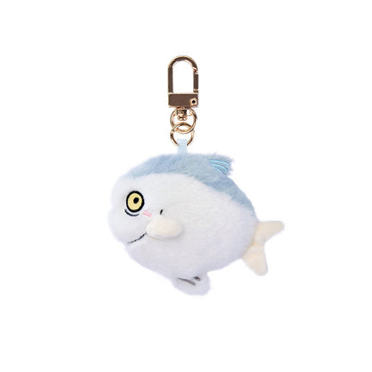 Cartoon Seafood Plush Keychain Sea Animal Stuffed Bag Charm Pendant  Keyring Accessory