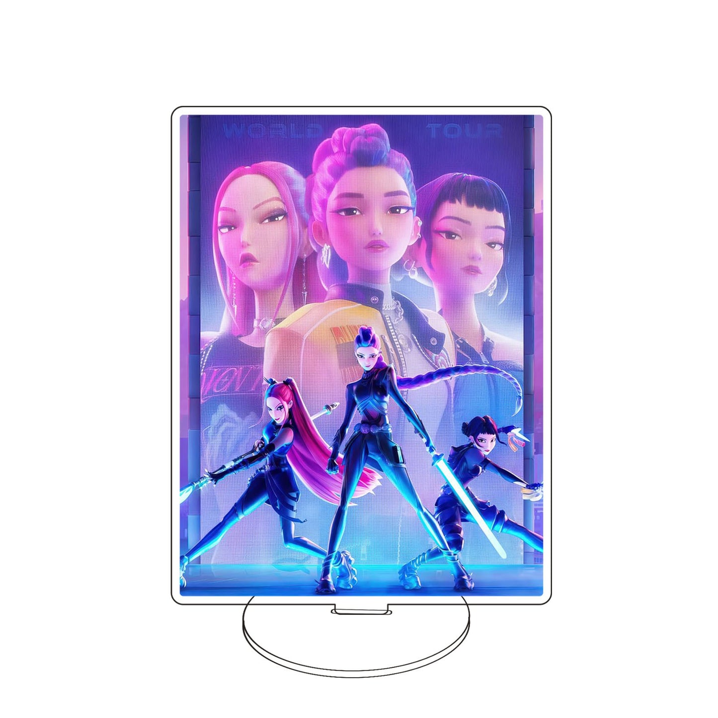 K-Pop Demon Hunters Acrylic Standee Desktop Decoration Trendy Merchandise