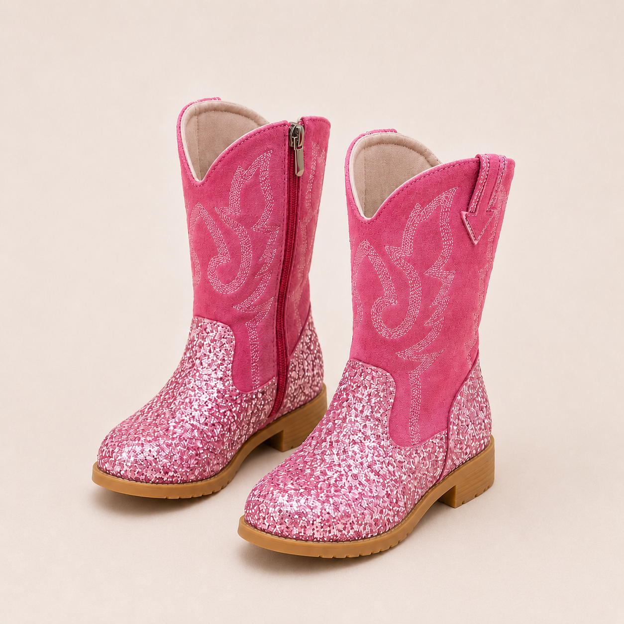 Girls Western Cowboy Boots – Glitter & Embroidered Styles