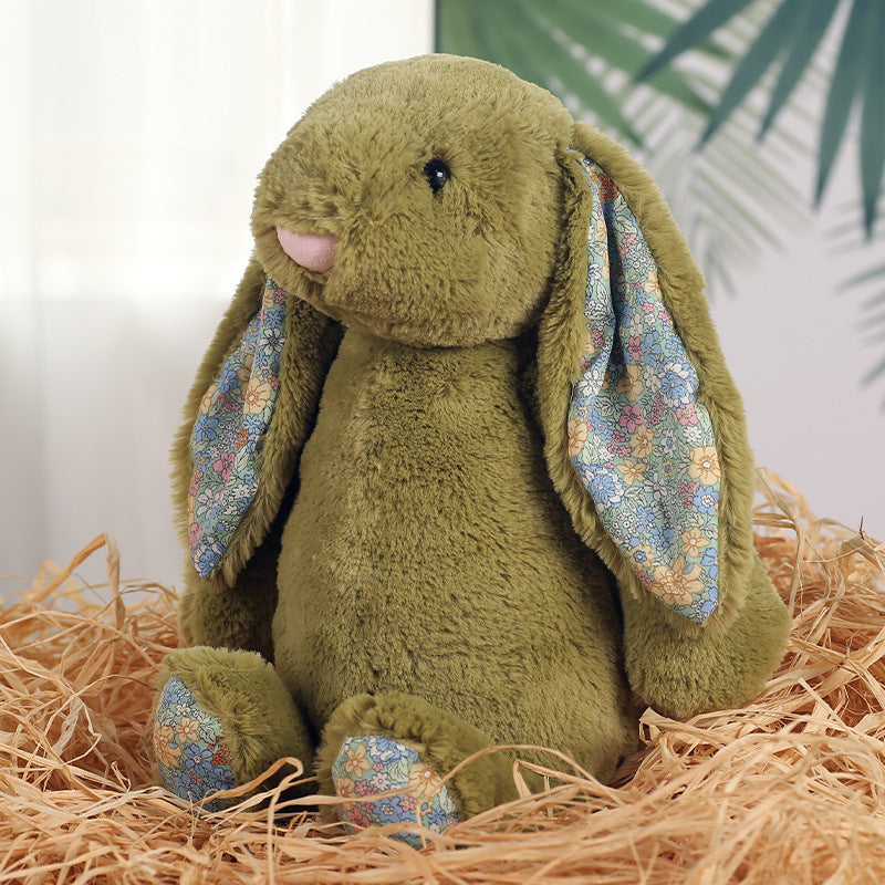 Soft Plush Bunny Rabbit Toy Classic Floppy Ears Stuffed Animal, Cuddly Gift for All Ages