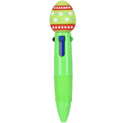 Mini 4-Color Click Pen – Creative Easter Bunny, Egg & Chick Design Journal Pen