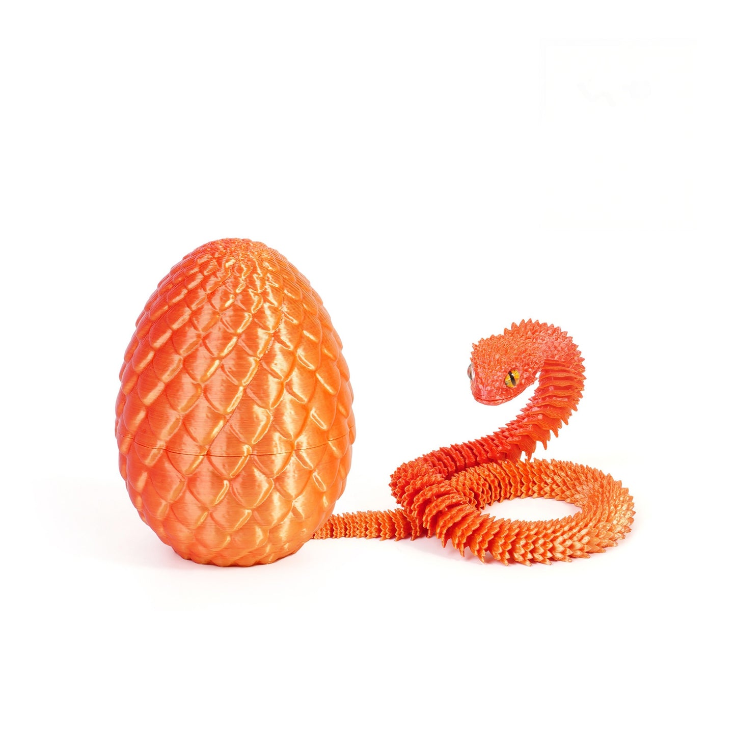 3D Printed Dragon Egg Fidget Toy with Articulated Dragon – Colorful Sensory Stress Relief Toy & Collectible Gift