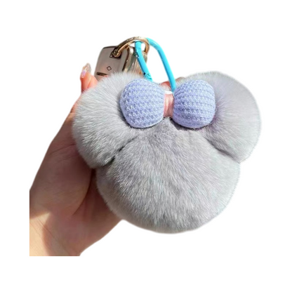 Eco-Friendly Plush Animal Keychain Cute Stuffed Car Key Pendant Bag Charm