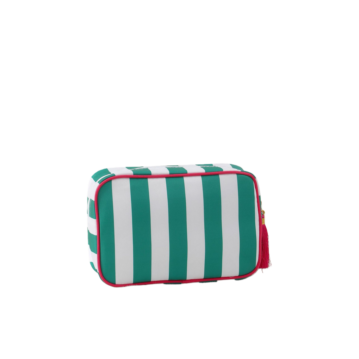 Striped Cosmetic Bag – Simple & Fresh Travel Makeup and Toiletry Pouch