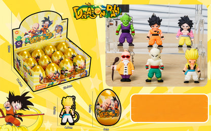 Surprise Egg Silicone Key Chain Blind Box Cute Cartoon Character Pendant