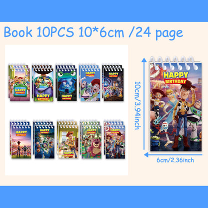Cartoon Woody Buzz Series Birthday Party Supplies Themed Tableware and Decorations