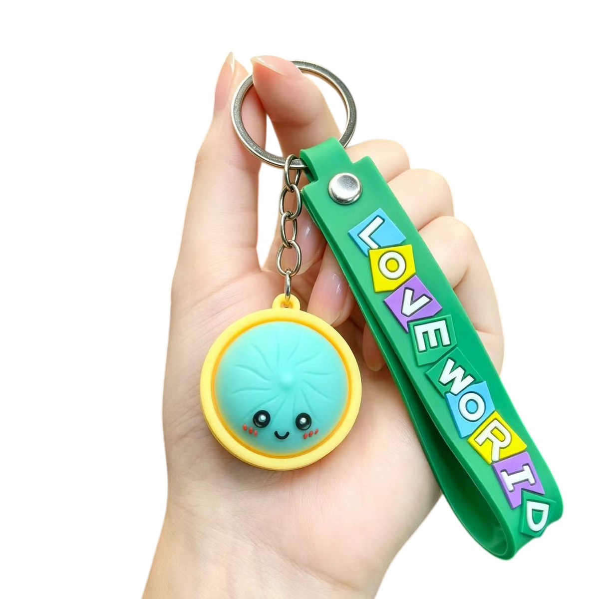 Food & Dessert Butter, Cheese & Bao Bun Keychains Silicone Bag Charms & Accessories