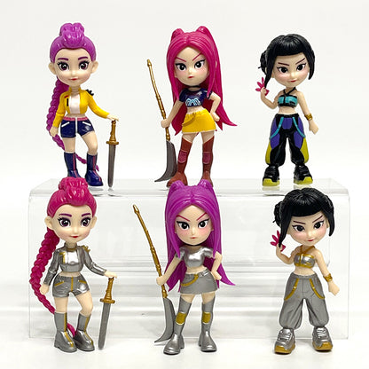 K-Pop Demon Hunters Blind Box Figures — 6 Styles Collectible Action Figure Mini Toy Ornaments