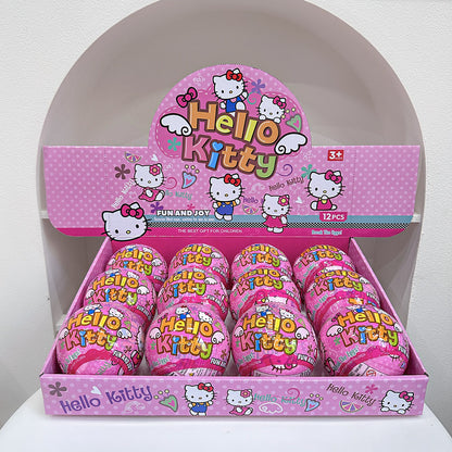 Cartoon Blind Capsule Toy Box Set of 12, Surprise Collectible Figures & Keychains