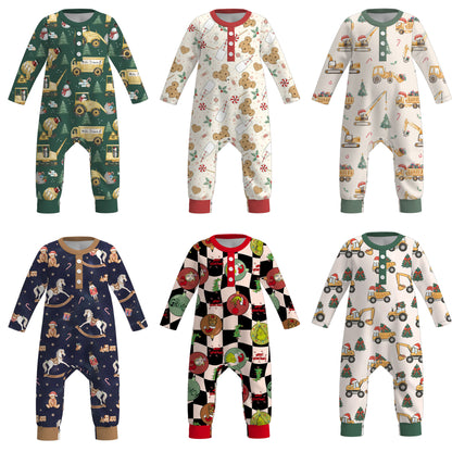 Baby Boys Christmas Romper Collection