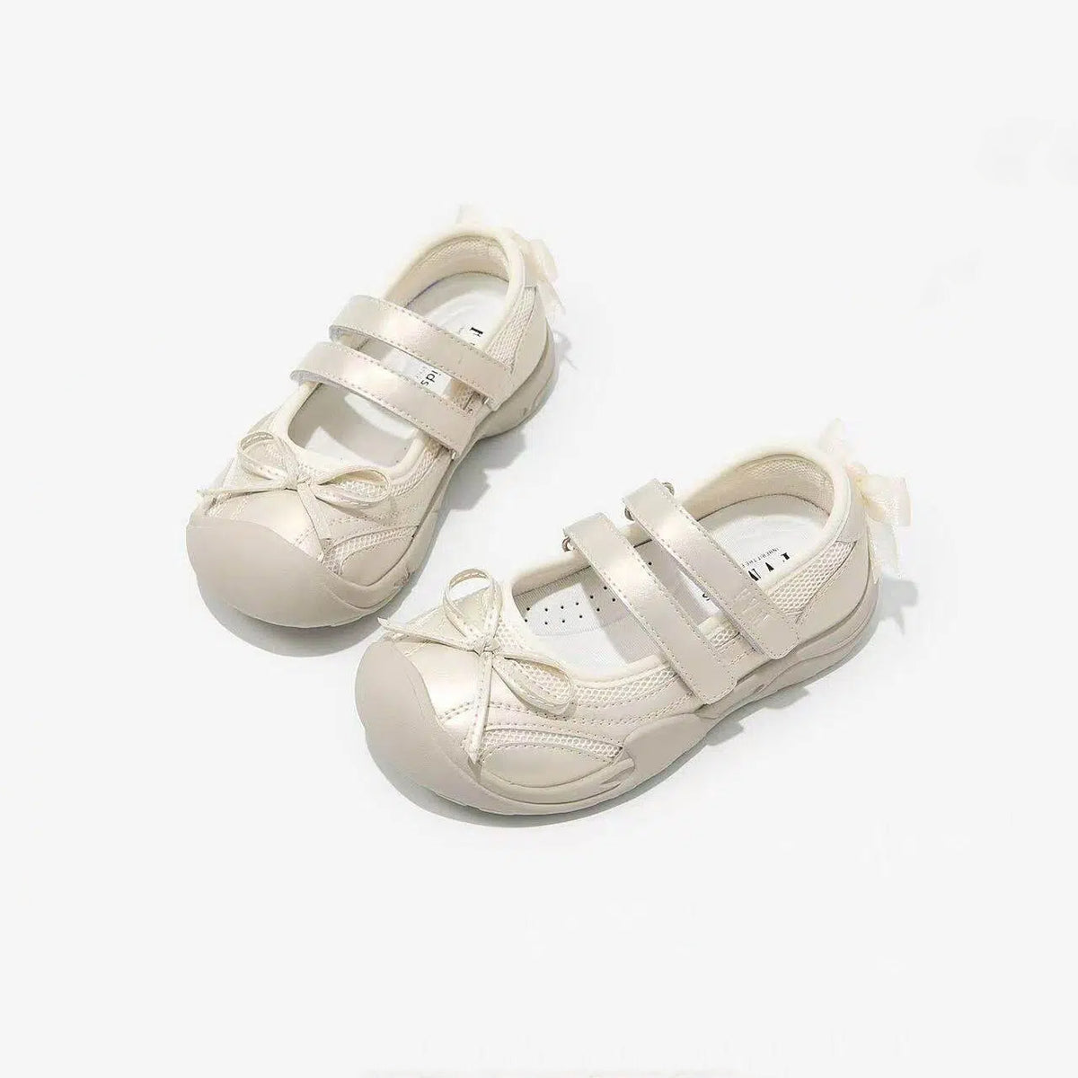 Girls Bow Mary Jane Sneakers – Cute 3-Season Casual Shoes