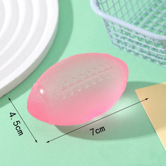 Semi-Transparent Squishy Stress Ball – Slow Rising Squeeze Toy for Anxiety Relief