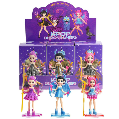 Magic K-Pop Demon Hunters Blind Box Figures 6 Styles Collectible Action Figure Mini Toy Ornaments