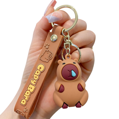 Cute Capybara Keychains – Kawaii Animal Bag Charms & Novelty Gifts