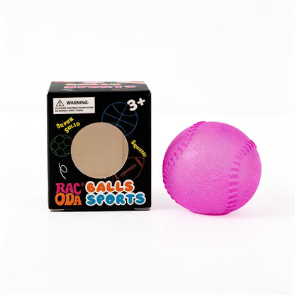 Semi-Transparent Squishy Stress Ball – Slow Rising Squeeze Toy for Anxiety Relief