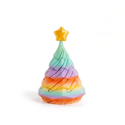 3D Printed Impossible Christmas Tree Fidget Toy – Stress Relief Holiday Desk Decor