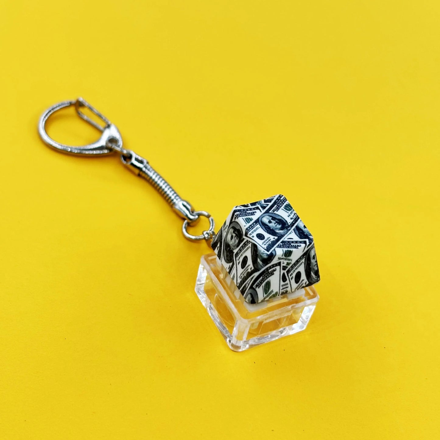 Clicky Keycap Mechanical Keyboard Switch Fidget Keychain Press Button Bag Charm