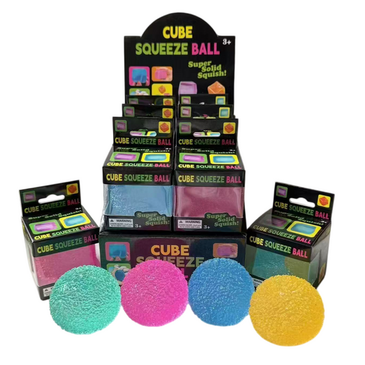 Textured Sugar Ball Squishy Stress Relief Toy Gift Box Set (12pcs/Box)