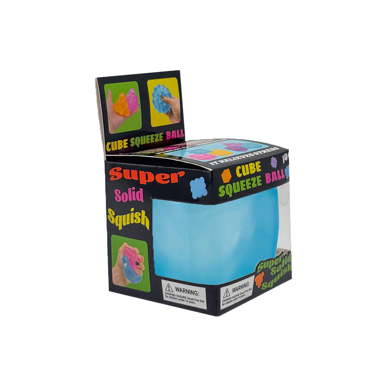Nice Cube Translucent Colors Slow Rising Stress Relief Squeeze Toy Boxed Set
