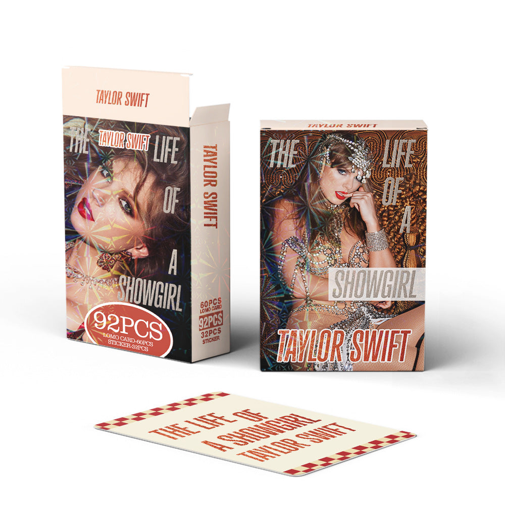 Taylor Swift “The Life of a Showgirl” Photocard Set 92pcs Double-Sided LOMO Cards Album Merch