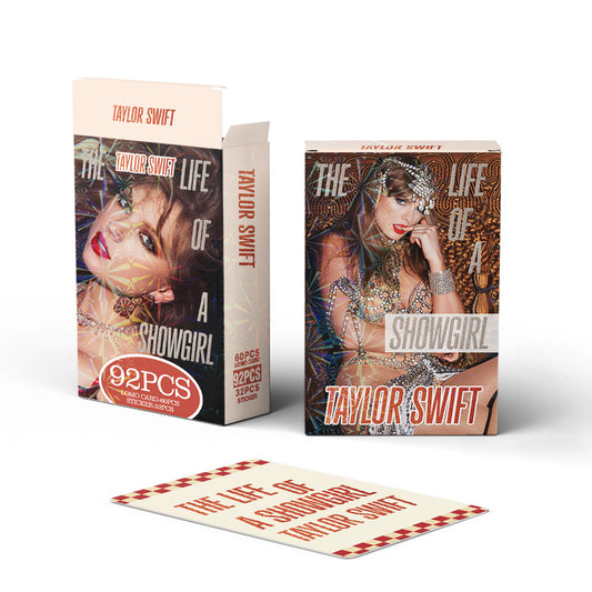 Taylor Swift “The Life of a Showgirl” Photocard Set 92pcs Double-Sided LOMO Cards Album Merch