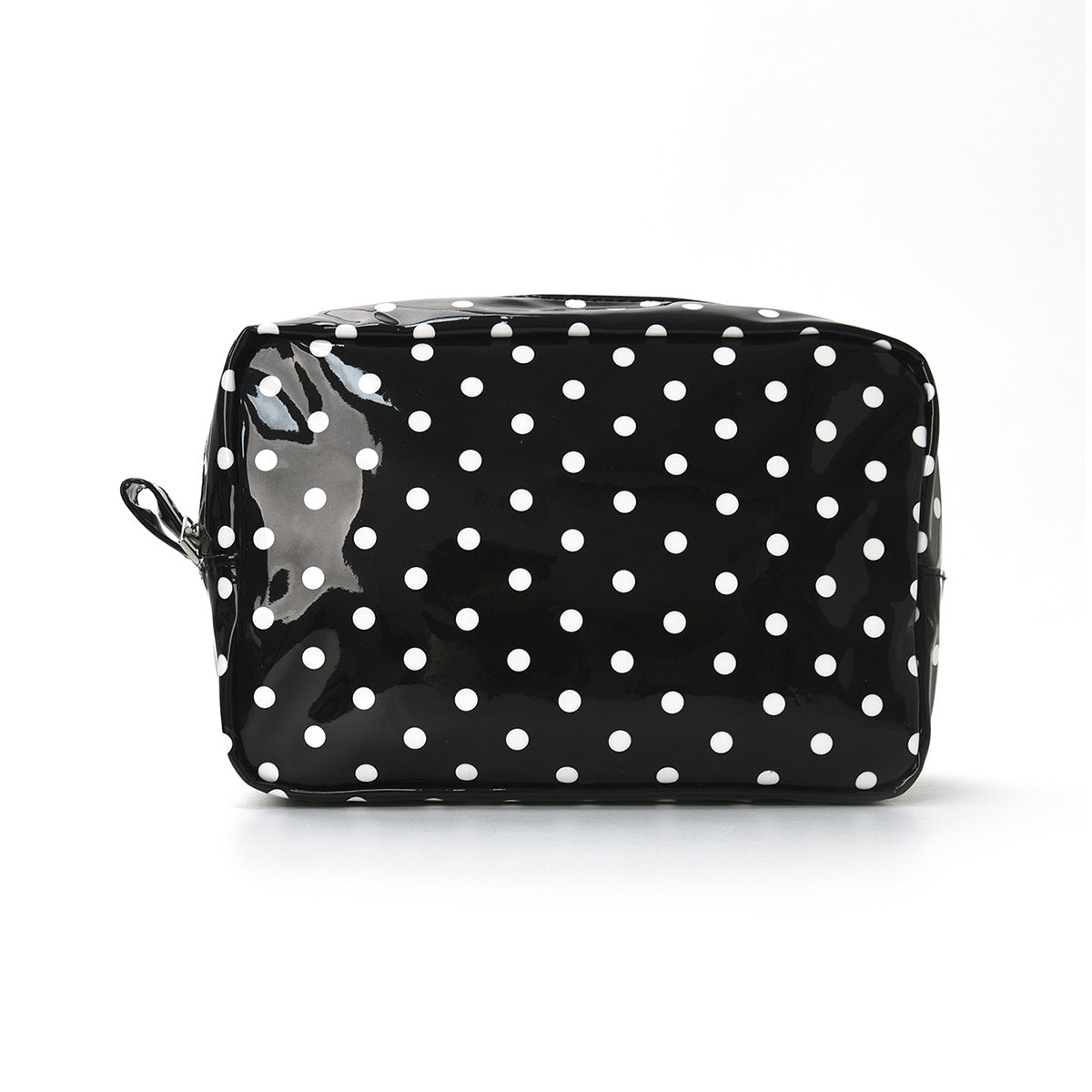 Waterproof Clear Polka Dot Striped Makeup Pouch Travel Toiletry Bag