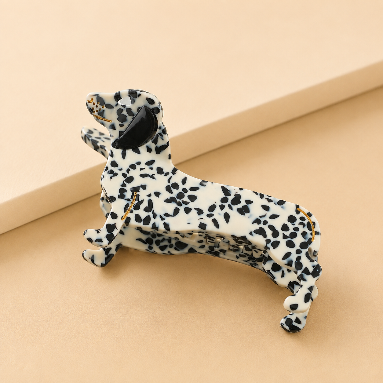 Dachshund Hair Clip - Dog Breed Hair Clip, Funny Hair Accessory - Gift Clip, Dachshund, Cellulose Acetate