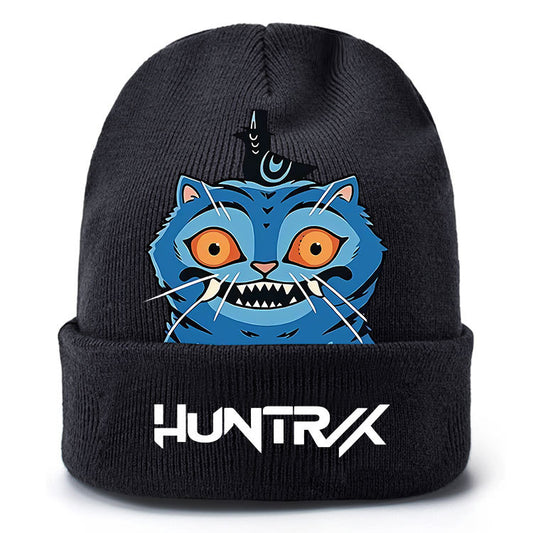 K-Pop Demon Hunters Knit Beanie Cozy Plush Lined Pull-On Hat for Spring & Winter Unisex Street Style